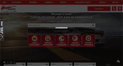 Desktop Screenshot of hayeschryslergainesville.com